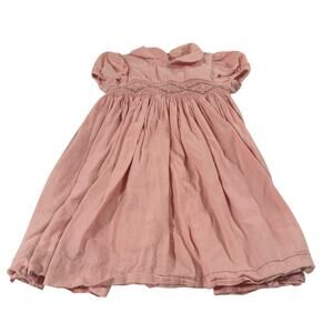 Edgehill Collection Toddler Girl 3T Short Sleeve Dress 100% Cotton